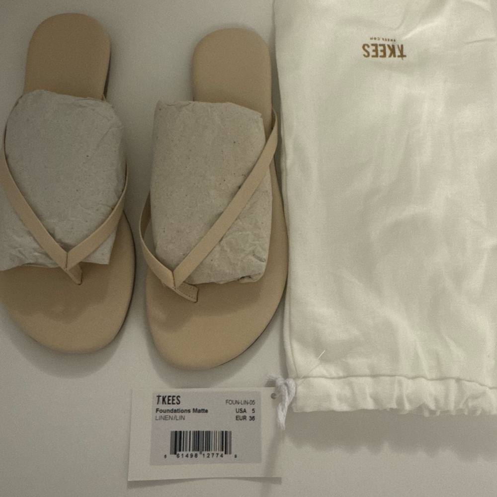 TKEES Linen Matte Sandals